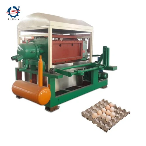Máquina automática de bandejas de huevos