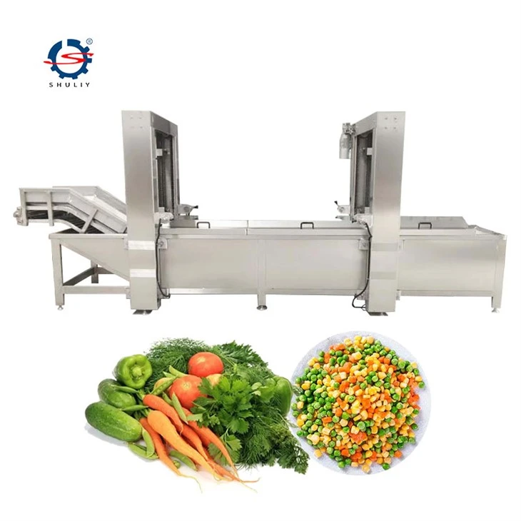 Máquina para blanquear verduras