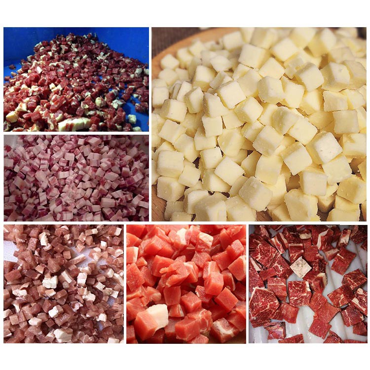 meat cube cutting machine meat cube cutting machine