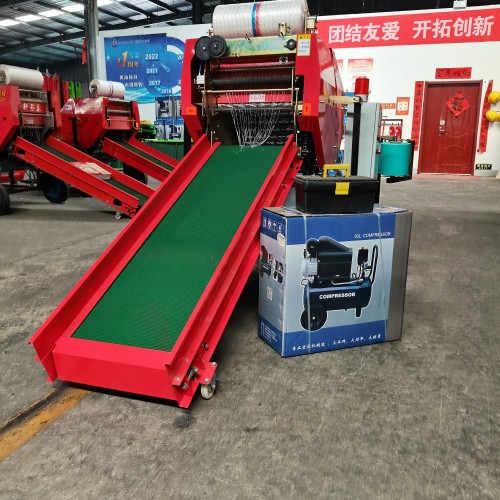 Máquina empacadora de alfalfa