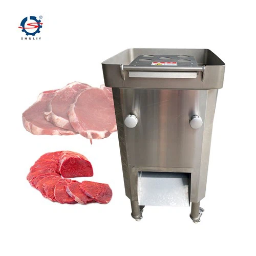 Cortera comercial de carne fresca