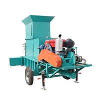 Máquina empacadora de ensilaje de maíz